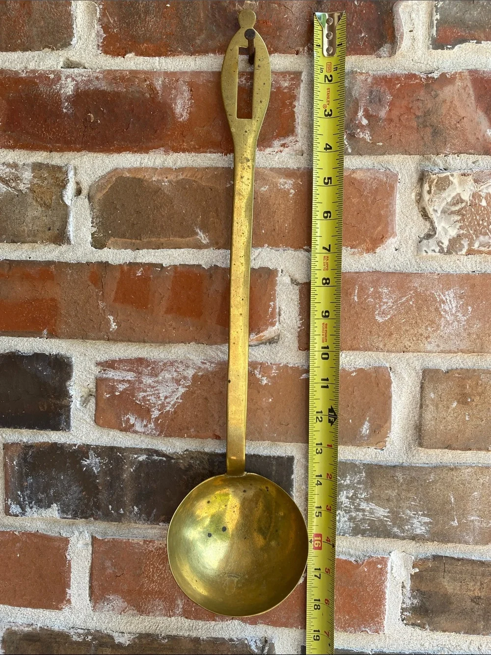 Vintage Brass Serving Ladle - Gold Finish Number 2
